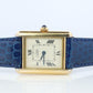Must de Cartier Tank 2415 Watch. Vermeil ARGENT 925 Medium Tank