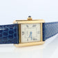 Must de Cartier Tank 2415 Watch. Vermeil ARGENT 925 Medium Tank