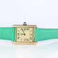 Must de Cartier Tank Manual Watch. Vermeil ARGENT 925 Small Windup Tank