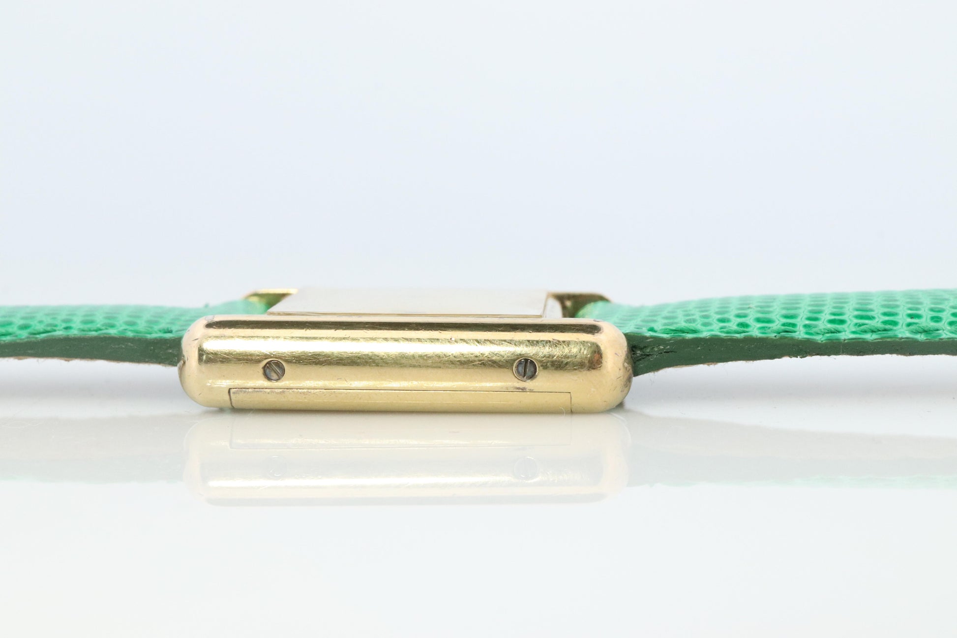 Must de Cartier Tank Manual Watch. Vermeil ARGENT 925 Small Windup Tank