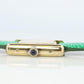Must de Cartier Tank Manual Watch. Vermeil ARGENT 925 Small Windup Tank