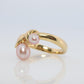 Mikimoto Ring. Vintage 18k Gold Mikimoto Pearl Cluster. Vines Grapes