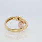 Mikimoto Ring. Vintage 18k Gold Mikimoto Pearl Cluster. Vines Grapes