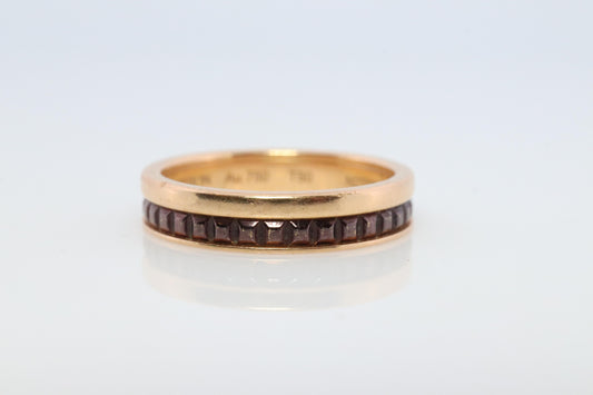 Boucheron 18k Band. Vintage 750 Boucheron Quattre Classique