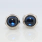 Cartier Santos Cufflinks Sterling Silver 925 Sapphire Cabochon Cartier Cufflinks