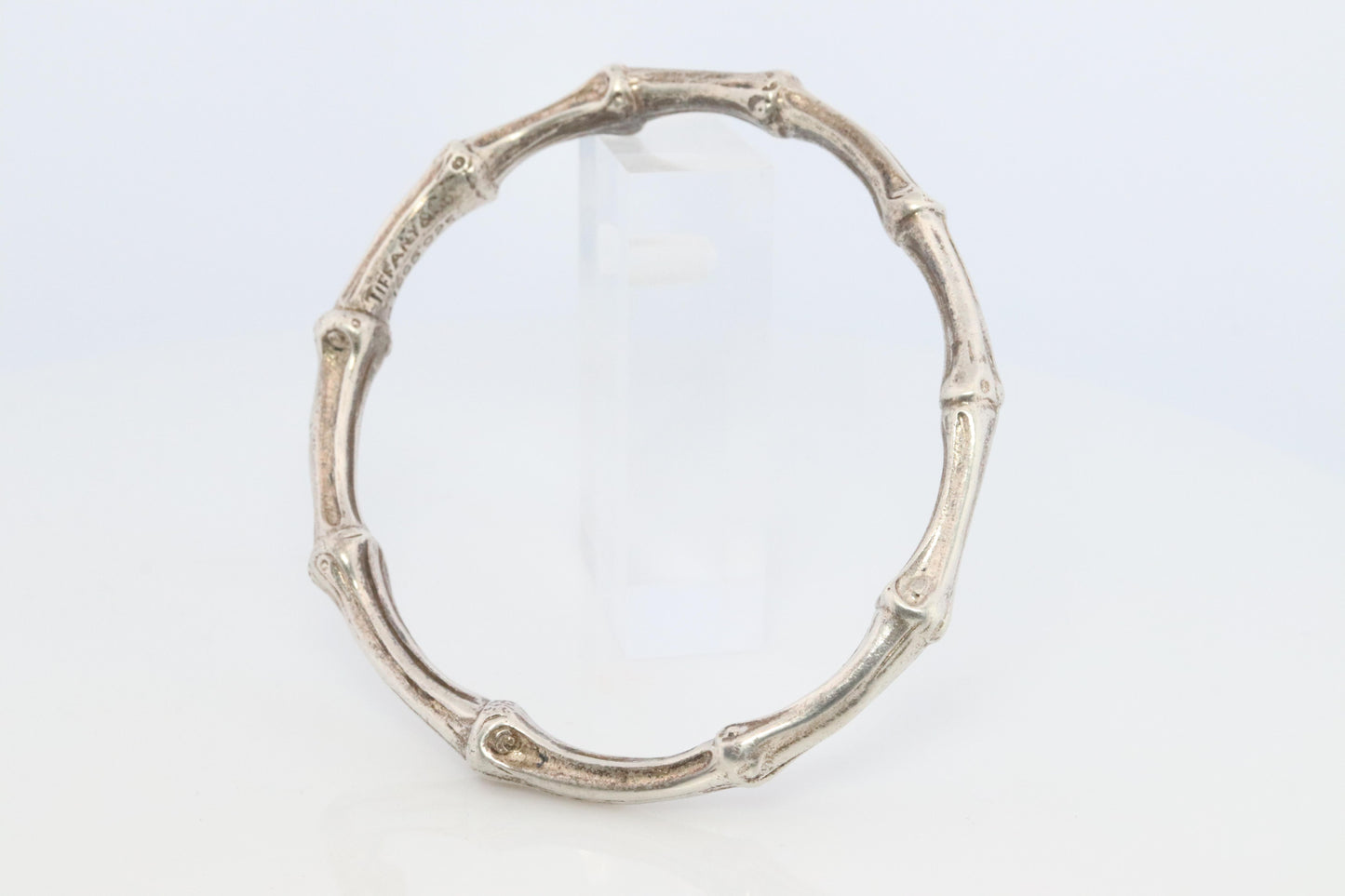 Tiffany & Co. Bracelet. BAMBOO 925 Sterling Silver Bangle 1996 Bracelet.