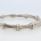 Tiffany & Co. Bracelet. BAMBOO 925 Sterling Silver Bangle 1996 Bracelet.
