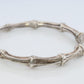 Tiffany & Co. Bracelet. BAMBOO 925 Sterling Silver Bangle 1996 Bracelet.