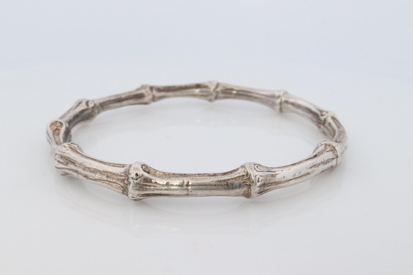 Tiffany & Co. Bracelet. BAMBOO 925 Sterling Silver Bangle 1996 Bracelet.