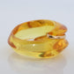 18k BACCARAT Ring. Yellow Crystal retro Coquillage Ring.