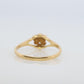 Mikimoto Ring. Vintage 18k Gold Mikimoto Dainty Diamond Ring.