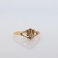 Mikimoto Ring. Vintage 18k Gold Mikimoto Dainty Diamond Ring.