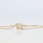 Van Cleef Arpels Alhambra Bracelet . Genuine VCA 18k YG Mother of Pearl Charm