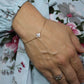 Van Cleef Arpels Alhambra Bracelet . Genuine VCA 18k YG Mother of Pearl Charm