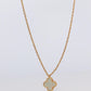 Van Cleef Arpels Alhambra Necklace . Genuine VCA 18k YG Sweet Shell Pendant