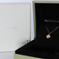 Van Cleef Arpels Alhambra Necklace . Genuine VCA 18k YG Sweet Shell Pendant