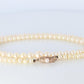 MIKIMOTO 10k Gold Pearl Necklace. Graduated  Pearl Strand 18in Necklace Mikimoto