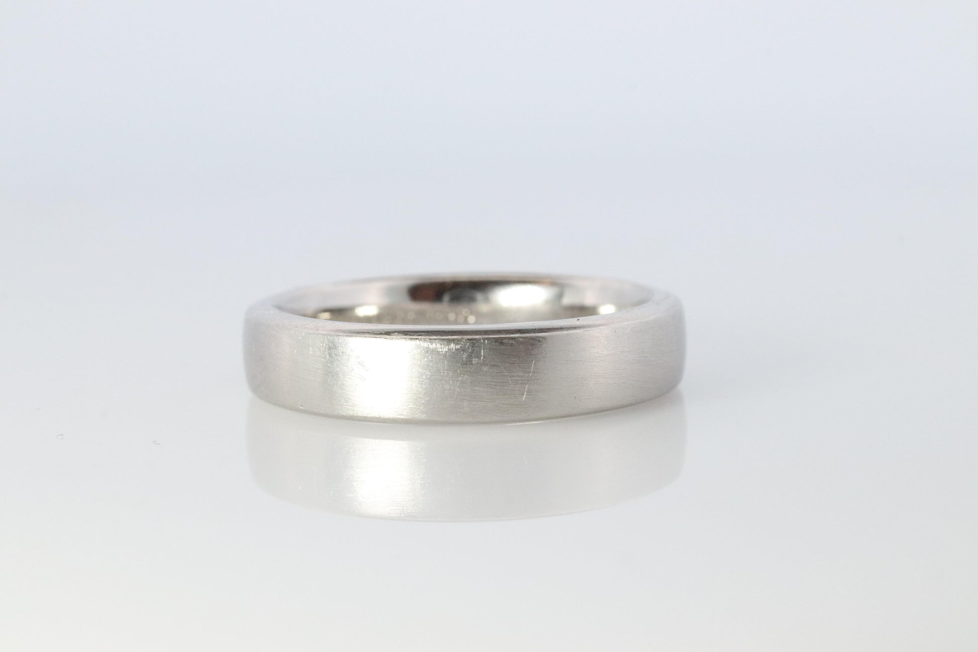 Tiffany and Co Authentic Ring. Charles Tiffany Setting Platinum Satin 5mm Band.