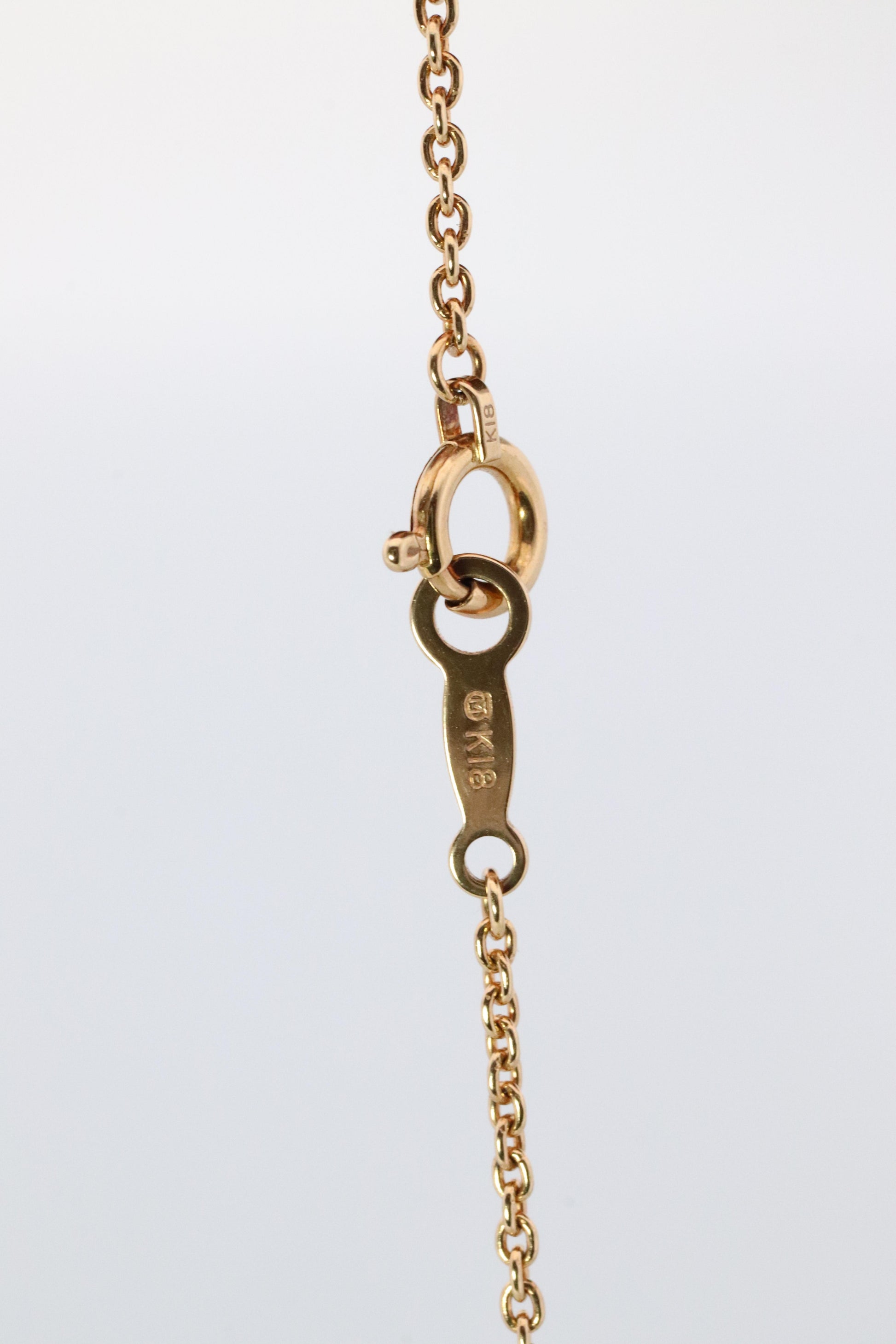Mikimoto Pendant. Vintage 18k Yellow Gold Mikimoto Pearl Necklace wreath