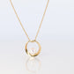 Mikimoto Pendant. Vintage 18k Yellow Gold Mikimoto Pearl Necklace wreath