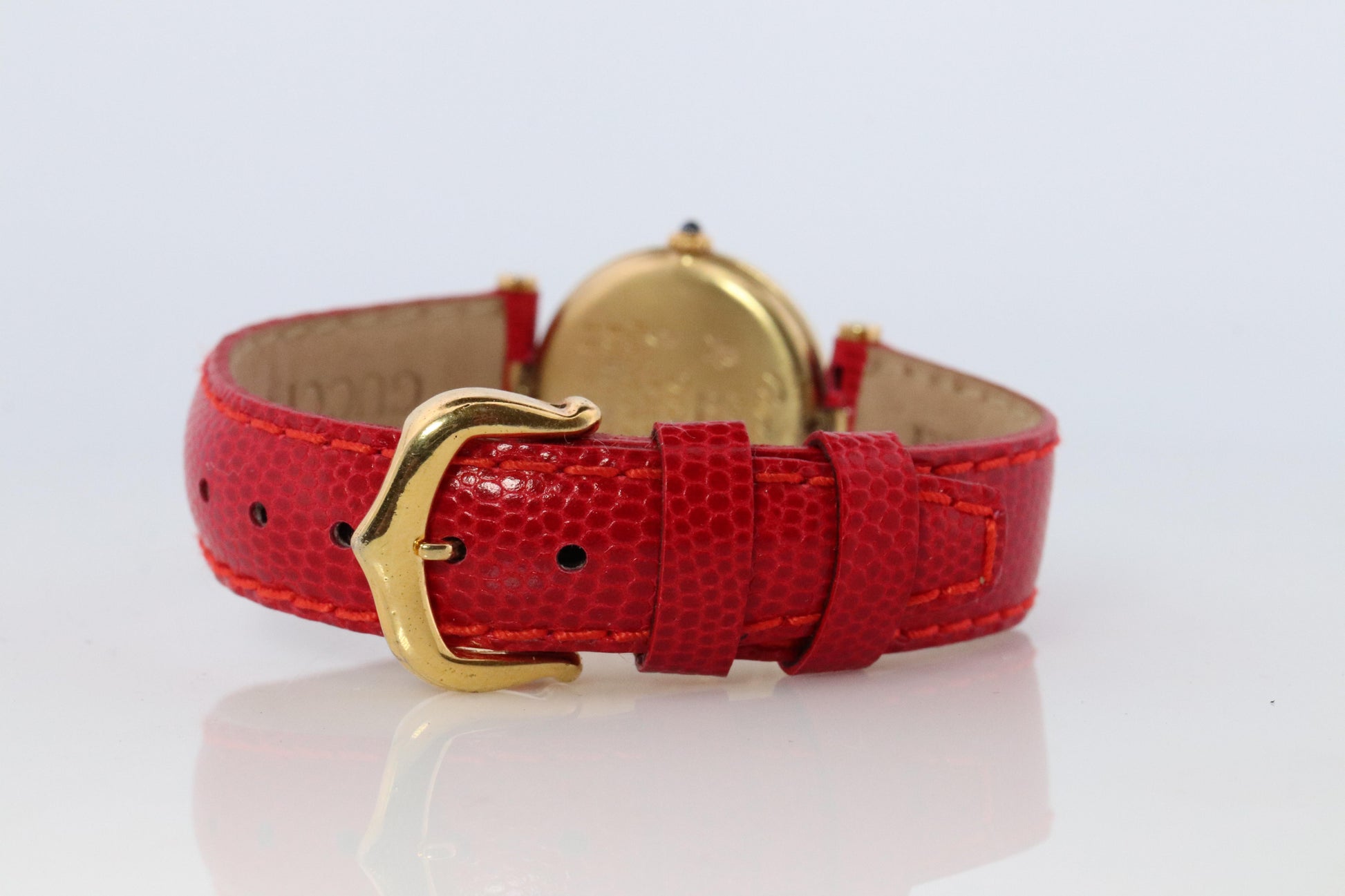 Cartier Vendome DIAMOND Watch. Must de Cartier Round ARGENT 925 Vermeil Quartz