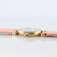 Genuine Cartier Watch. Must de Cartier Vendome Round Argent Vermeil White Face