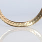 14k Herringbone Chain Necklace 5mm 19in 19.2 grams. Made by ACA Italy