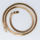 14k Herringbone Chain Necklace 5mm 19in 19.2 grams. Made by ACA Italy