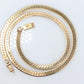 14k Herringbone Chain Necklace 5mm 19in 19.2 grams. Made by ACA Italy