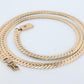14k Herringbone Chain Necklace 5mm 19in 19.2 grams. Made by ACA Italy