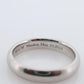 Harry Winston Ring. Comfort Fit Harry Winston Wedding 4mm wide Band.