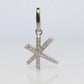 Genuine Cartier Firework Pendant. 18k White Gold Diamond Cartier Fireworks Charm