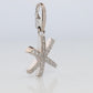 Genuine Cartier Firework Pendant. 18k White Gold Diamond Cartier Fireworks Charm