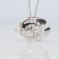 Mikimoto Pendant Sterling Silver. Mikimoto Fish with a Pearl Pendant Necklace.