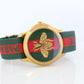 GUCCI Honey Bee Watch. Gucci Le Marche Des Merveilles Sherry Watch.