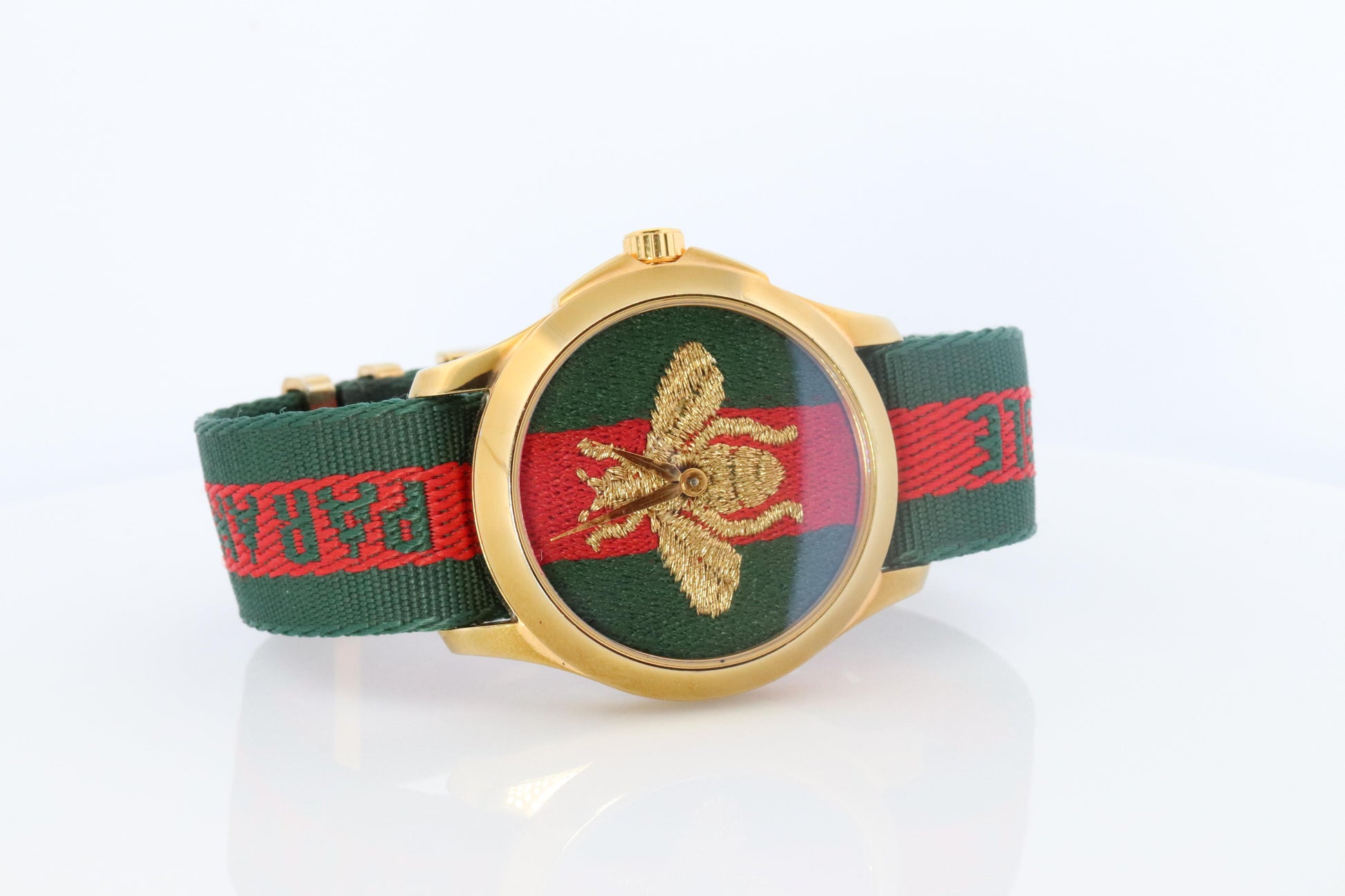GUCCI Honey Bee Watch. Gucci Le Marche Des Merveilles Sherry Watch.