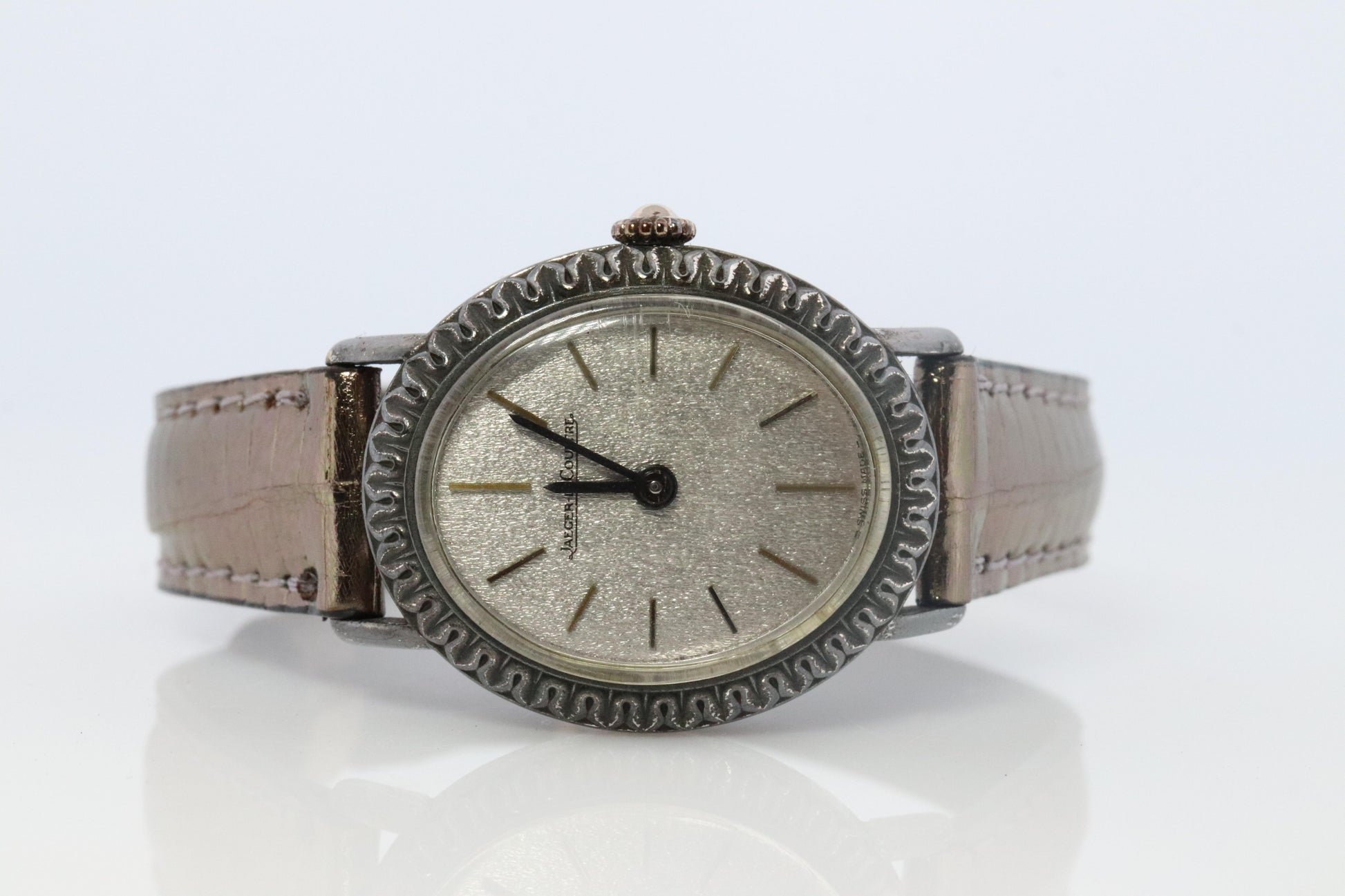 Jaeger Le Coultre 9034 Swiss Watch. Sterling Silver 925 JLC Ladies Watch.