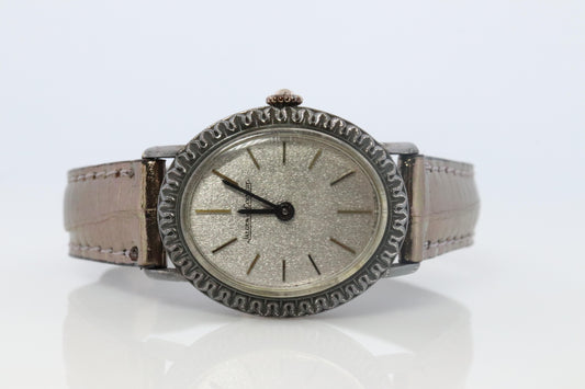 Jaeger Le Coultre 9034 Swiss Watch. Sterling Silver 925 JLC Ladies Watch.