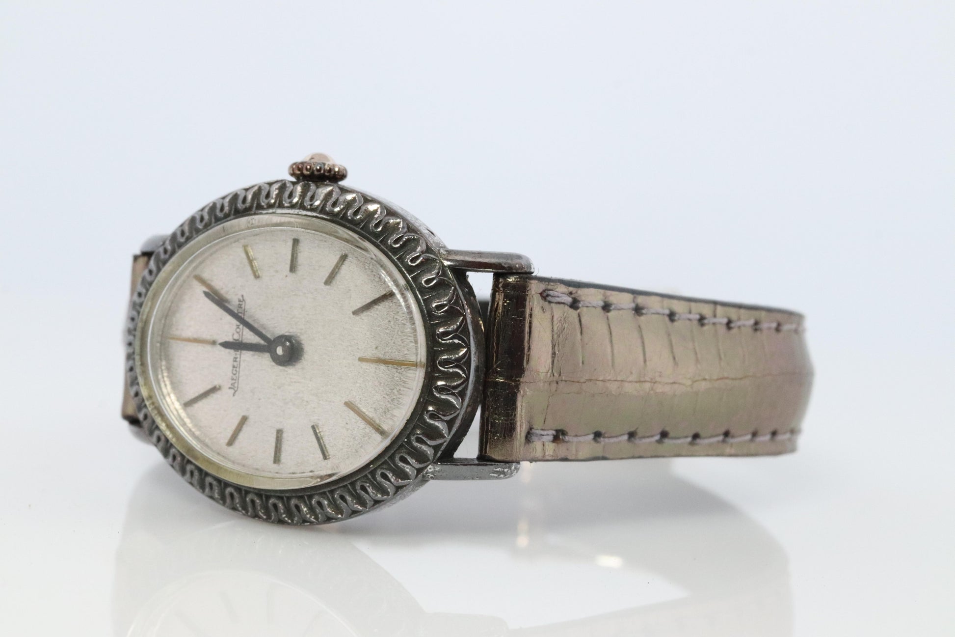 Jaeger Le Coultre 9034 Swiss Watch. Sterling Silver 925 JLC Ladies Watch.
