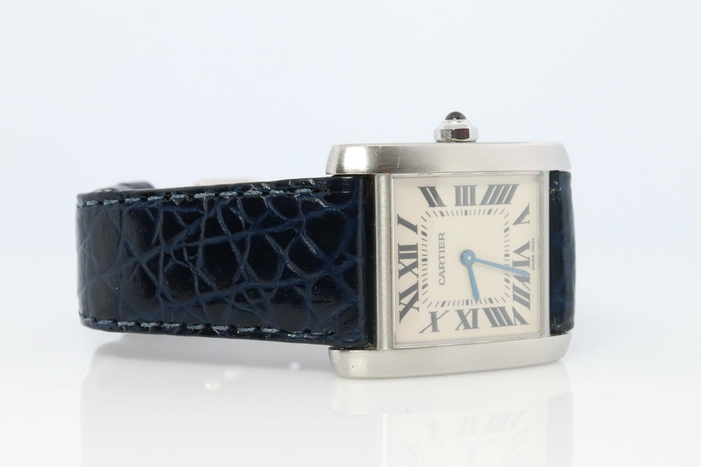 Vintage Cartier Tank Francaise Watch. Cartier 2301 Stainless Steel Quartz Watch