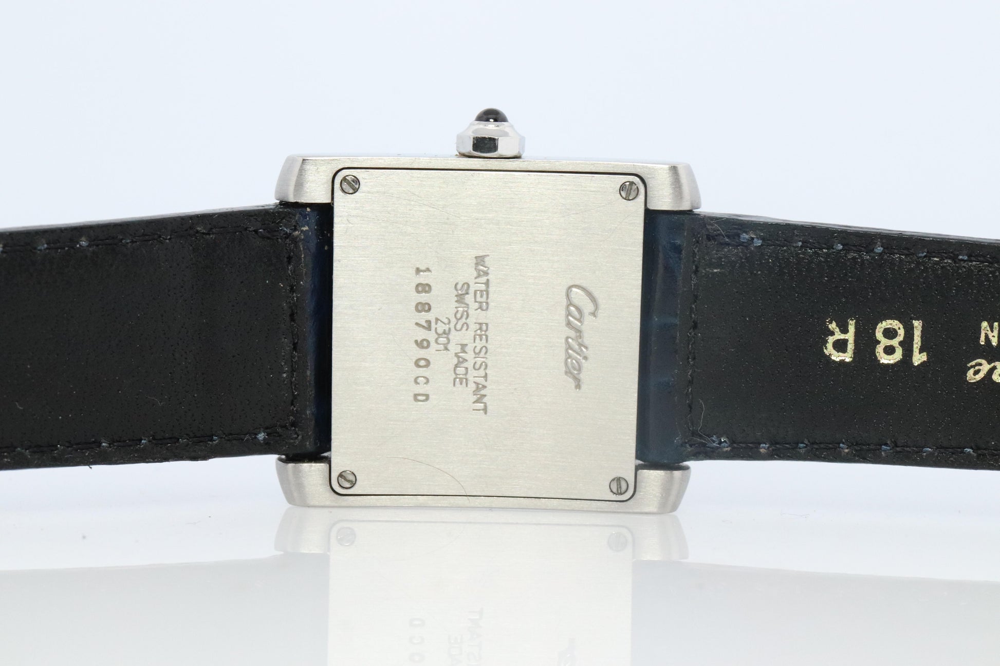 Vintage Cartier Tank Francaise Watch. Cartier 2301 Stainless Steel Quartz Watch