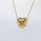 Tiffany and Co Heart Pendant 18k Tiffany Elsa Peretti Puffed Heart Necklace