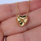 Tiffany and Co Heart Pendant 18k Tiffany Elsa Peretti Puffed Heart Necklace