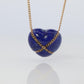 Tiffany and Co Heart Pendant 14k Tiffany Elsa Peretti Lapis Lazuli Necklace
