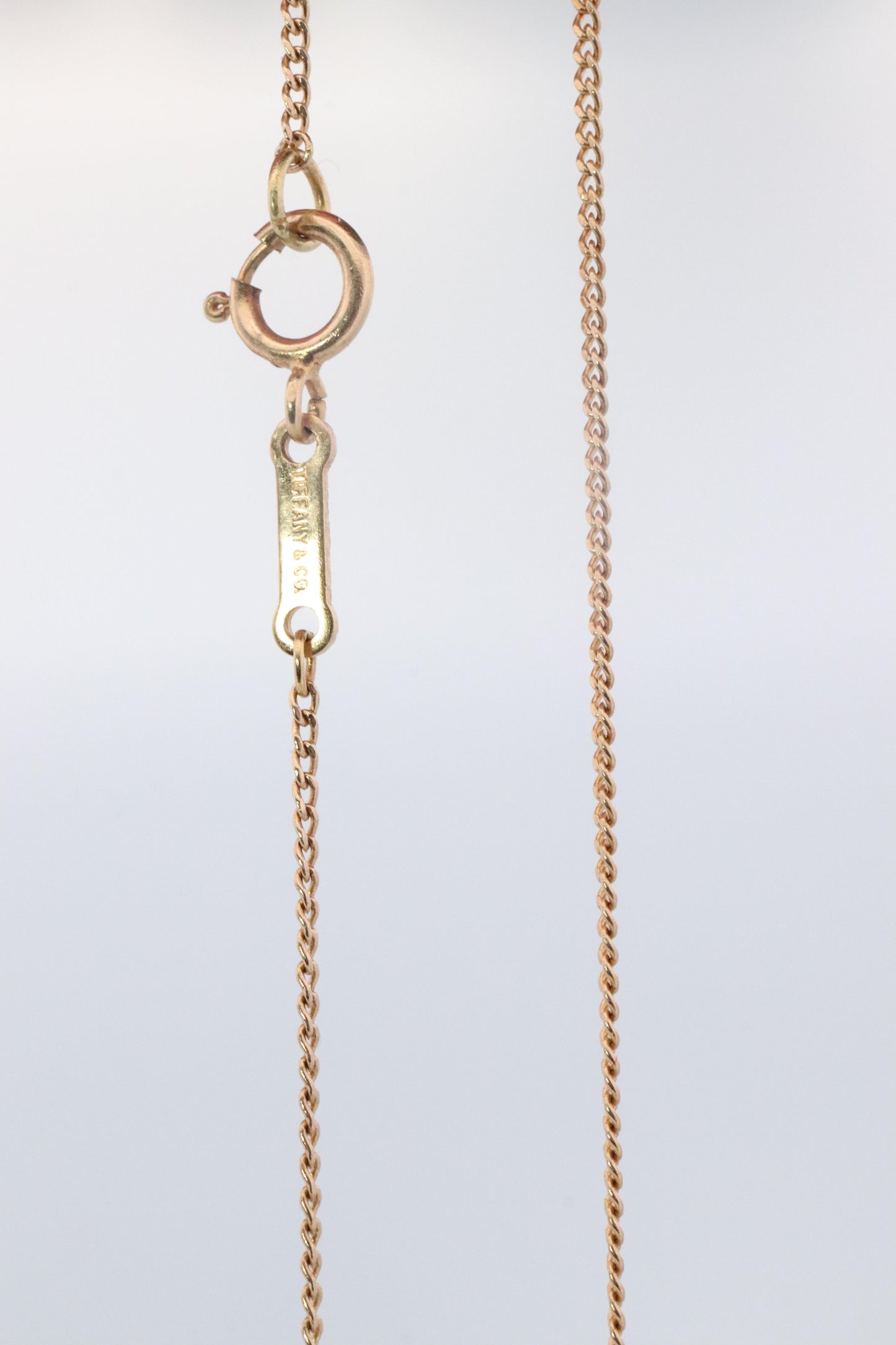 Tiffany and Co Heart Pendant 14k Tiffany Elsa Peretti Lapis Lazuli Necklace