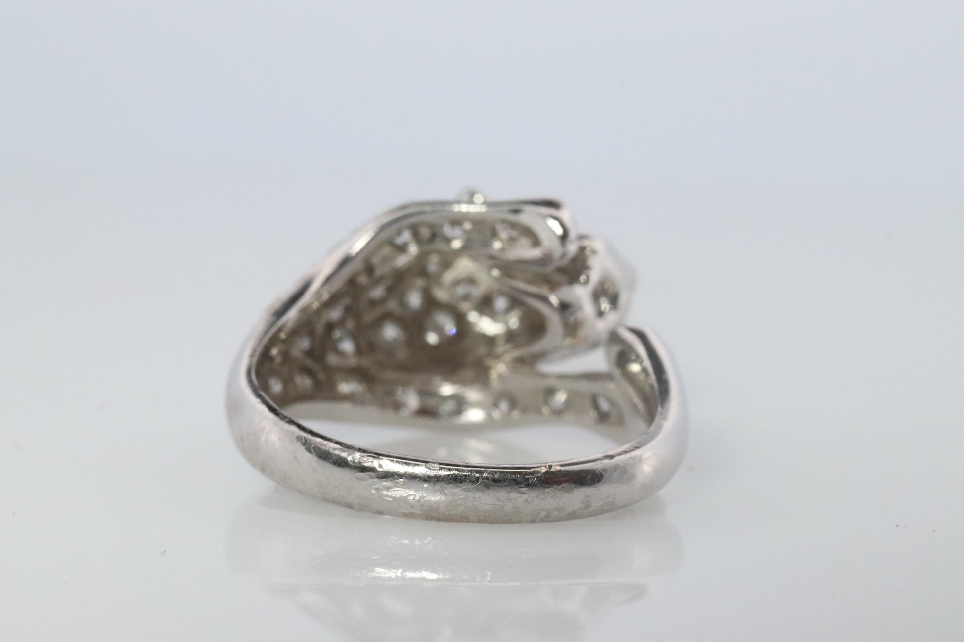 Panther Leopard Jaguar Cheetah Platinum ring. Diamond Encrusted Head band.