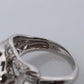 Panther Leopard Jaguar Cheetah Platinum ring. Diamond Encrusted Head band.