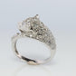 Panther Leopard Jaguar Cheetah Platinum ring. Diamond Encrusted Head band.