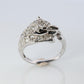 Panther Leopard Jaguar Cheetah Platinum ring. Diamond Encrusted Head band.