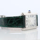 Vintage Must de Cartier Tank Watch. 925 Vermeil ARGENT 2416 Silver Dial Tank